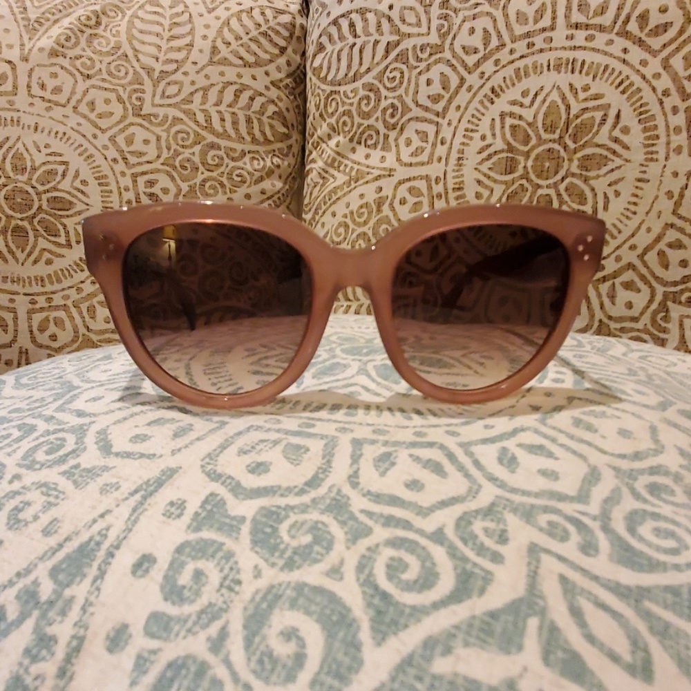 Celine Audrey 55mm Sunglasses Opaque Rose